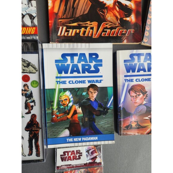 Star Wars Childrens Activity Darth Vader Coloring Book Sticker Book Lot - Picture 12 of 16